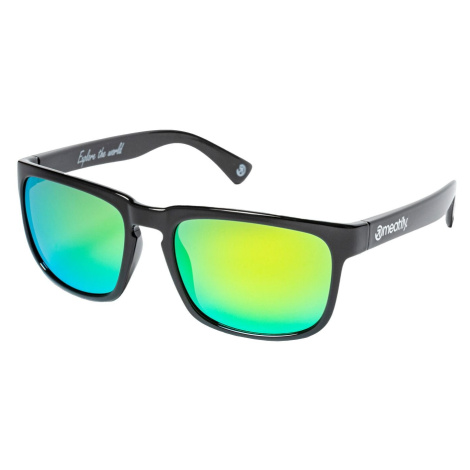 Meatfly sluneční polarizační brýle Gammy Black Glossy/Green | Černá