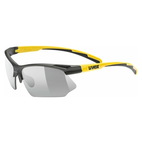 UVEX Sportstyle 802 V Black Matt/Sunbee/Variomatic Smoke Cyklistické brýle