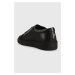 Kožené sneakers boty Karl Lagerfeld FLINT černá barva, KL53320