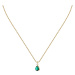 Morellato Slušivý pozlacený náhrdelník se zirkony Tesori SAIW190