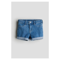 H & M - Superstrečové džínové šortky - modrá