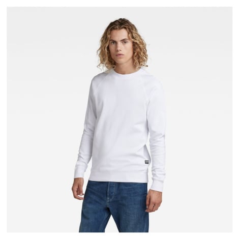 G-STAR Sweater - Tweeter raglan l\s white