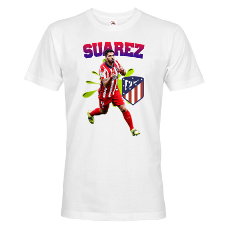 Pánské tričko s potiskem Luis Alberto Suárez-  pánské tričko pro milovníky fotbalu BezvaTriko