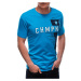 Buďchlap Trendy světle modré tričko s nápisem S1710