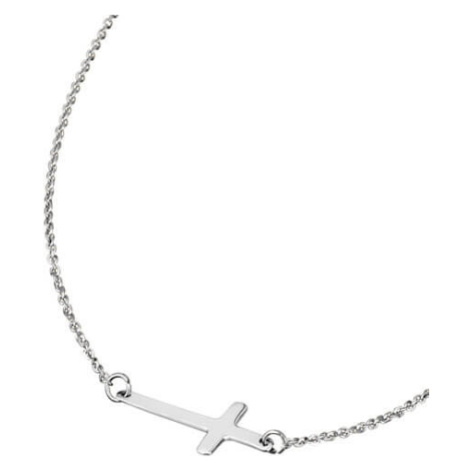 Lotus Silver Designový stříbrný náhrdelník s křížkem pro ženy LP1223-1/2