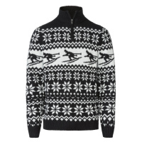 LIVERGY® Pánský pletený svetr (černá)