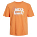 Jack&Jones Pánské triko JCOMAP Regular Fit 12252376 Tangerine