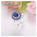 Stříbrný prsten s masivní vintage květinou FanTurra