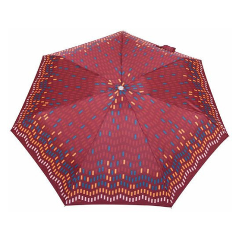 Skládací deštník střední Čárkování, červená PARASOL