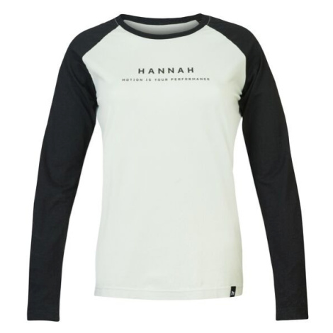 Hannah PRIM Dámské tričko s dlouhým rukávem, bílá, velikost
