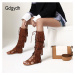 Letní kozačky sandály s třásněmi GoodDayGirl Fashion