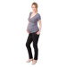 Těhotenské kalhoty Gregx, Kofri - černé
