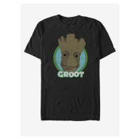 Černé unisex tričko Groot Strážci Galaxie ZOOT.FAN Marvel