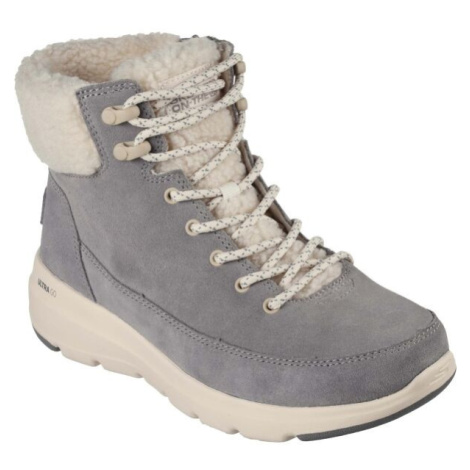 Skechers GLACIAL ULTRA - WOODLANDS Dámská zimní obuv, šedá, velikost