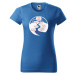 DOBRÝ TRIKO Dámské vodácké tričko NA ŘECE Barva: Azurová modrá