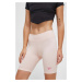 Kraťasy Reebok dámské, růžová barva, hladké, high waist