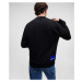 Mikina karl lagerfeld jeans klj regular logo sweat černá