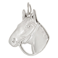 Stříbrný přívěšek hlava koně STRZ0980F