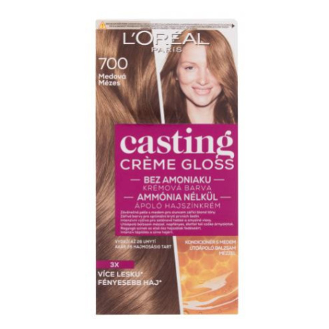 L'Oréal Paris Casting Creme Gloss 48 ml barva na vlasy pro ženy 700 Honey na barvené vlasy; na v