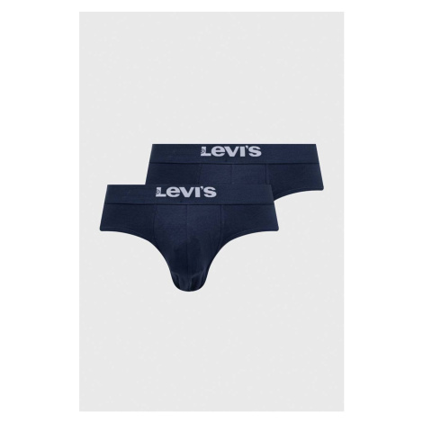 Spodní prádlo Levi's 2-pack pánské, tmavomodrá barva Levi´s