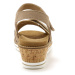 PÉDICONFORT® - Sandály na suchý zip, nízký klínový podpatek