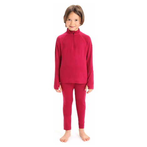 Dětské tričko Icebreaker K 260 Tech LS Half Zip Cherry Icebreaker Merino