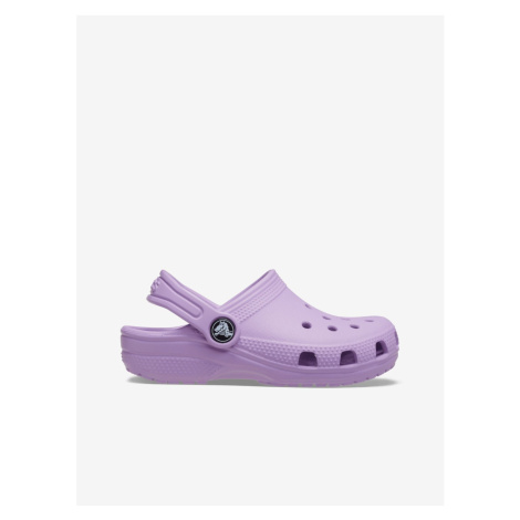 Fialové holčičí pantofle Crocs - unisex