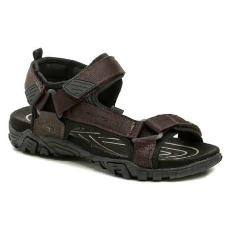 Tom Tailor 5381501 hnědé pánské sandály Hnědá