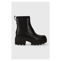 Nízké kozačky Timberland Everleigh Boot Chelsea dámské, černá barva, na platformě, TB0A5YFR0151