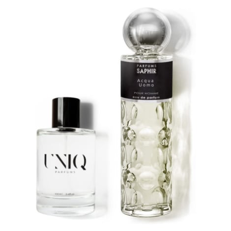 UNIQ No. 115 + Acqua Uomo - DUO  Voda po holení 100 ml + Parfémovaná voda 200ml Saphir