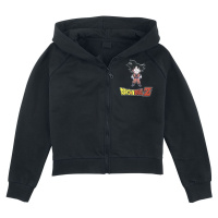 Dragon Ball Kids - Z - Goku Chibi detská mikina s kapucí na zip černá
