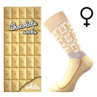 Lonka Chocolate Unisex trendy ponožky BM000002210200100015 White dámské