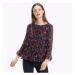 Tommy Hilfiger Blouse - SIMONE TOP 3/4 SLV dark blue