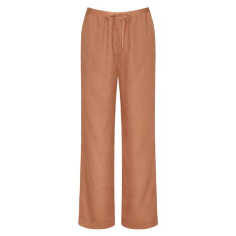 Dámské pyžamové kalhoty Silky Sensuality J Trousers 01 - - sv. hnědé 6403 - TRIUMPH