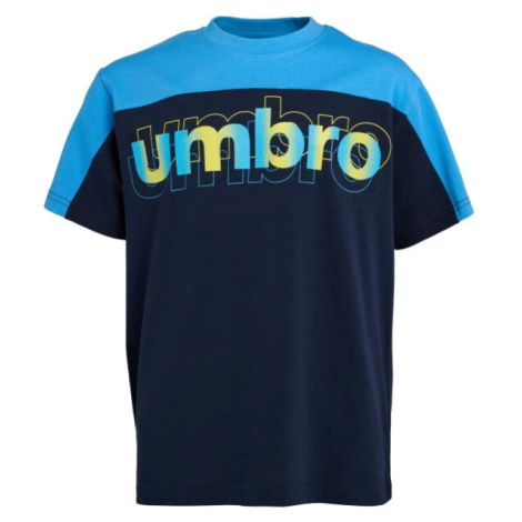 Umbro JONY Chlapecké triko, tmavě modrá, velikost