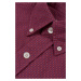 KOŠILE GANT SLIM MICRO PRINT SHIRT WINE RED