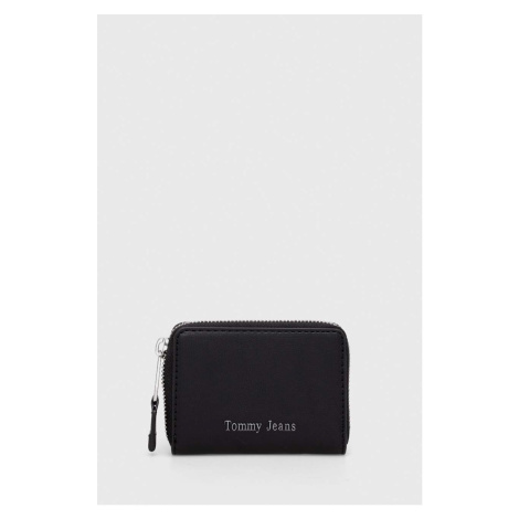 Peněženka Tommy Jeans černá barva Tommy Hilfiger