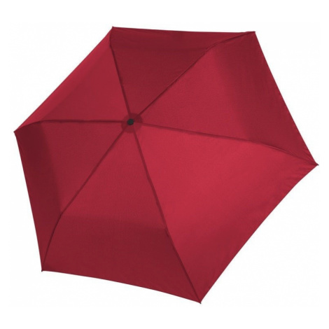 Červený dámský i dětský skládací mechanický deštník Aline Doppler