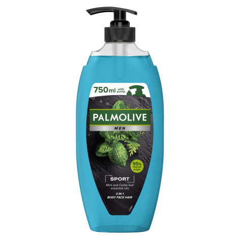 Palmolive Men Sport Sprchový gel 3v1 pro muže pumpa 750 ml