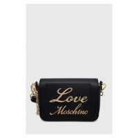 Kabelka Love Moschino černá barva