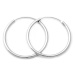 Beneto Elegantní kruhové náušnice ze stříbra AGUC351/N 5 cm