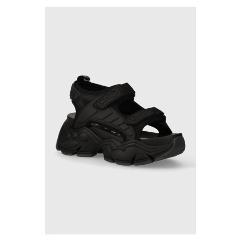 Sandály Buffalo Binary Track Bs pánské, černá barva, 1441019.BLK