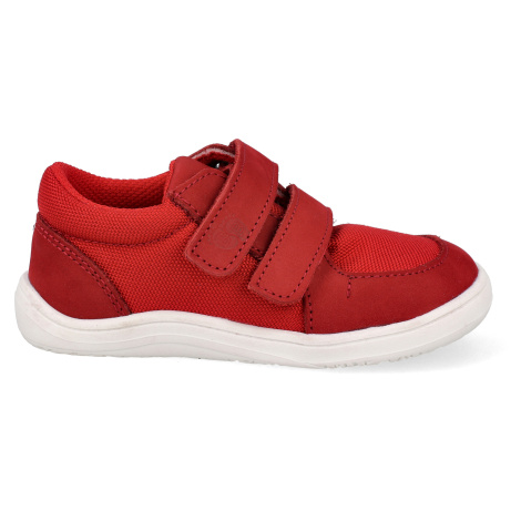 Barefoot tenisky Baby Bare - Febo Sneakers Red/resina