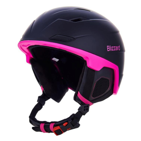 BLIZZARD-W2W Double ski helmet, black matt/magenta Černá 23/24