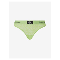 Světle zelená dámská tanga Calvin Klein Underwear - Dámské