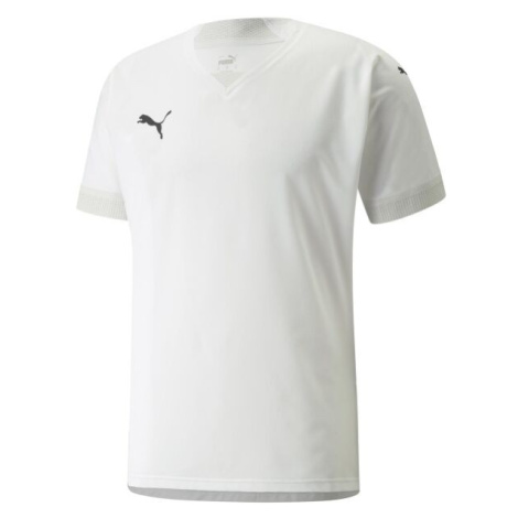 Puma TEAM FINAL JERSEY TEE Pánské fotbalové triko, bílá, velikost