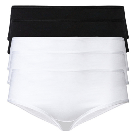 esmara® Dámské kalhotky XXL, 5 kusů (černá/bílá)