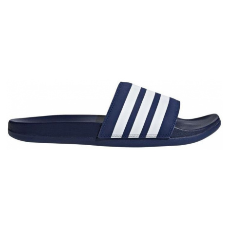 Pantofle adidas Adilette Cloudfoam Plus Stripes Tmavě modrá / Bílá