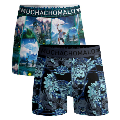 boxerky delší 2-pack Muchachomalo - Budha virtual reality print/print