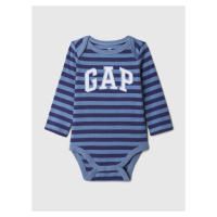 GAP Baby bavlněné body s logem - Kluci